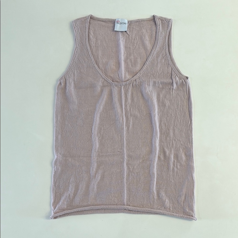 *RED VALENTINO Women's Merino Wool Lavender Sleeveless Tank Top Size L